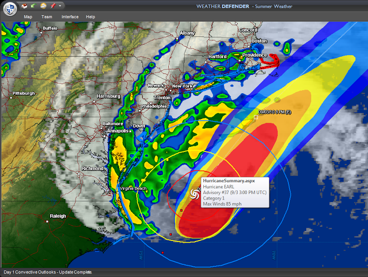 screenshot of Weather Defender